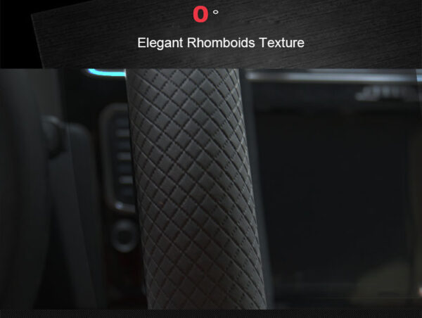 Universal Leather Car Steering Wheel Cover - Image 5