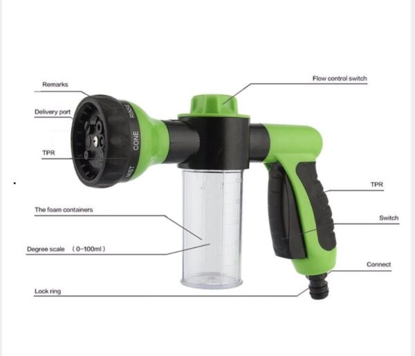 Foam Spray Gun High Pressure Automotive Foam Spray Gun Household Cleaner Generator - Image 6